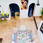 Riad Darna 4 Chambres Avec Piscine Et Petit Dejeuner